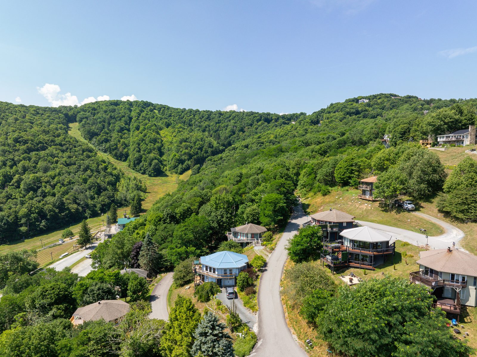 Aerial view of Seven Devils community